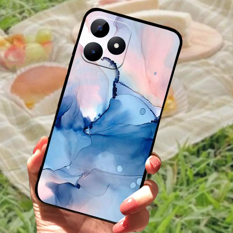 Case For Realme Note 50 Fashion Cool Soft Silicone Phone Cover Narzo N53 Protective Fundas For OPPO Realme C51 4G C53 TPU Bumper