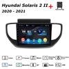 Car Radio Multimedia MP5 Player Head Unit Stereo BT For Hyundai Solaris 2 II 2020 - 2021