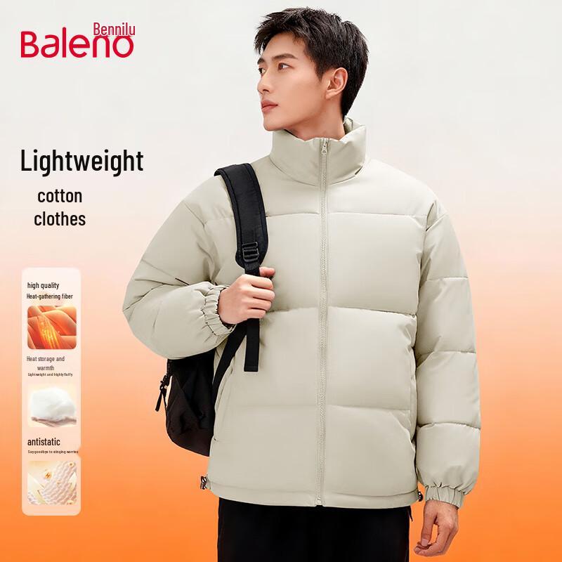 Baleno Unisex Winter Puffer Jacket with Stand Collar