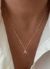 18K Stainless Steel Initial Necklace - Women's A-Z Letters, European & American Trend