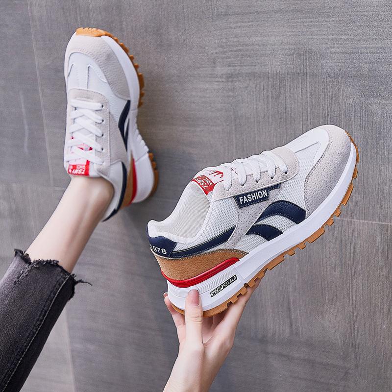 Weißer Frühling 2025 Unisex Mode Leichte Atmungsaktive Laufschuhe