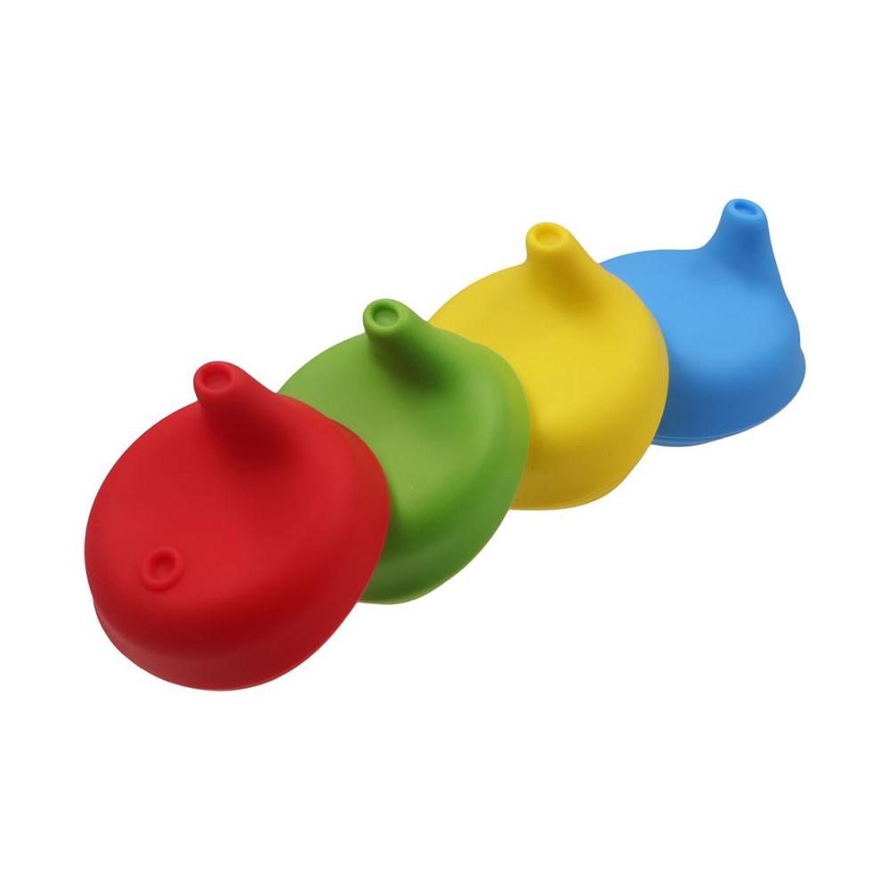 With Protruding Straw Hole Silicone Sippy Cup Lids Leak Proof Straw Cup Covers   Kindergarten