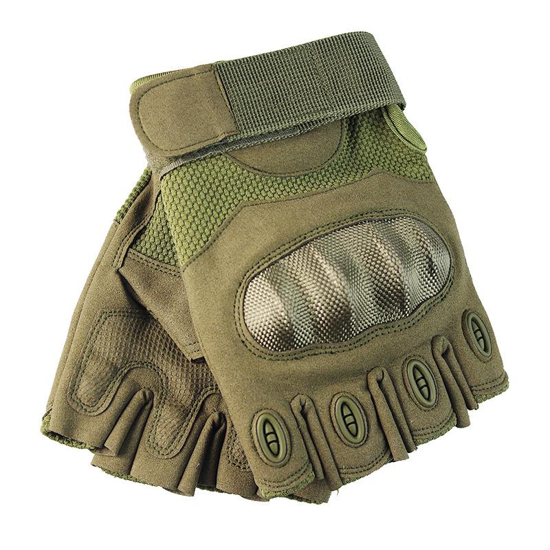 Sports Half Finger Gloves Men's Multifunctional Fighting Boxing Training Outdoor Mountaineering Cycling Fitness Military Training Tactical Gloves