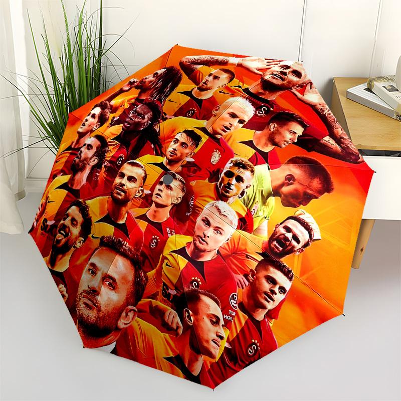 

Soccer Players Team- Automatic Opening and Closing, 8-rib Structure Portable Umbrella, Suitable for Men and Women in All Seasons - Perfect G