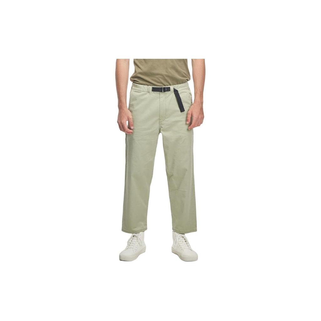 Levis Colorblock Gürtel Verziert Bequem Niedrige Taille Neunpunkt Casual Hose Herren Hosen Grün A1045-0001