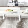 Table Cover Clamps 4 Piece Clip-On Plastic Holders for Dining Tables, Coffee Tables, Outdoor Meals and Home Use