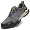 Fashion Suede Leather Men Hiking Shoes Outdoor Trail Trekking Sneakers Men Non-slip Breathable Climbing Shoes Men Mountain Sports Shoes