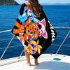 1pc Freddy Bear2 Beach Towel with Custom Name, Beach/Swimming/Bath/Picnic/Camping Towel, Suitable for Seaside Beaches
