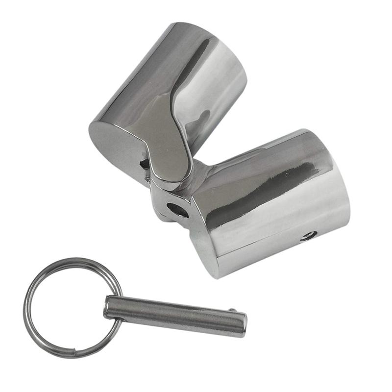 M63K-1 PCS Boat Handrail Fitting -Boat Pipe Connector Joint Connector For 7/8Inch (22MM)