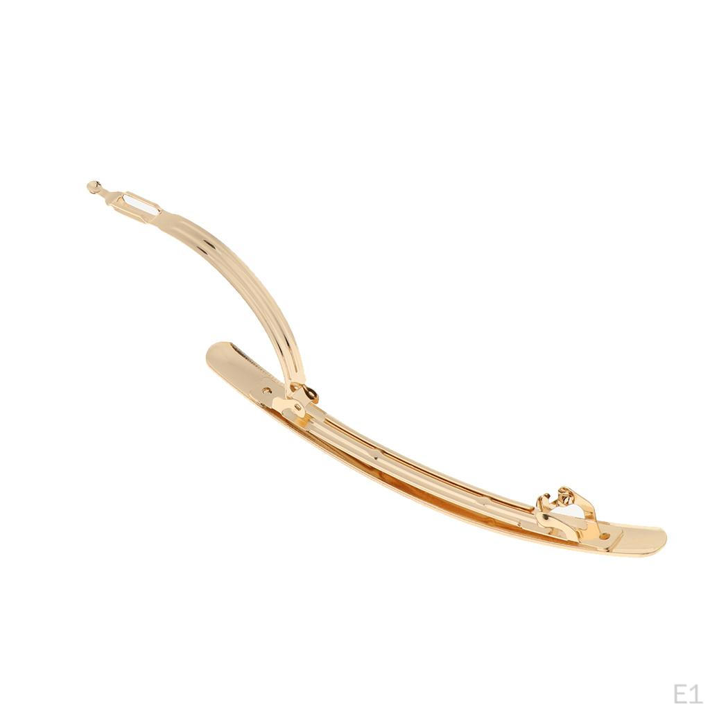 Metal Hair Clip French Barrette Clasp Casual Headwear