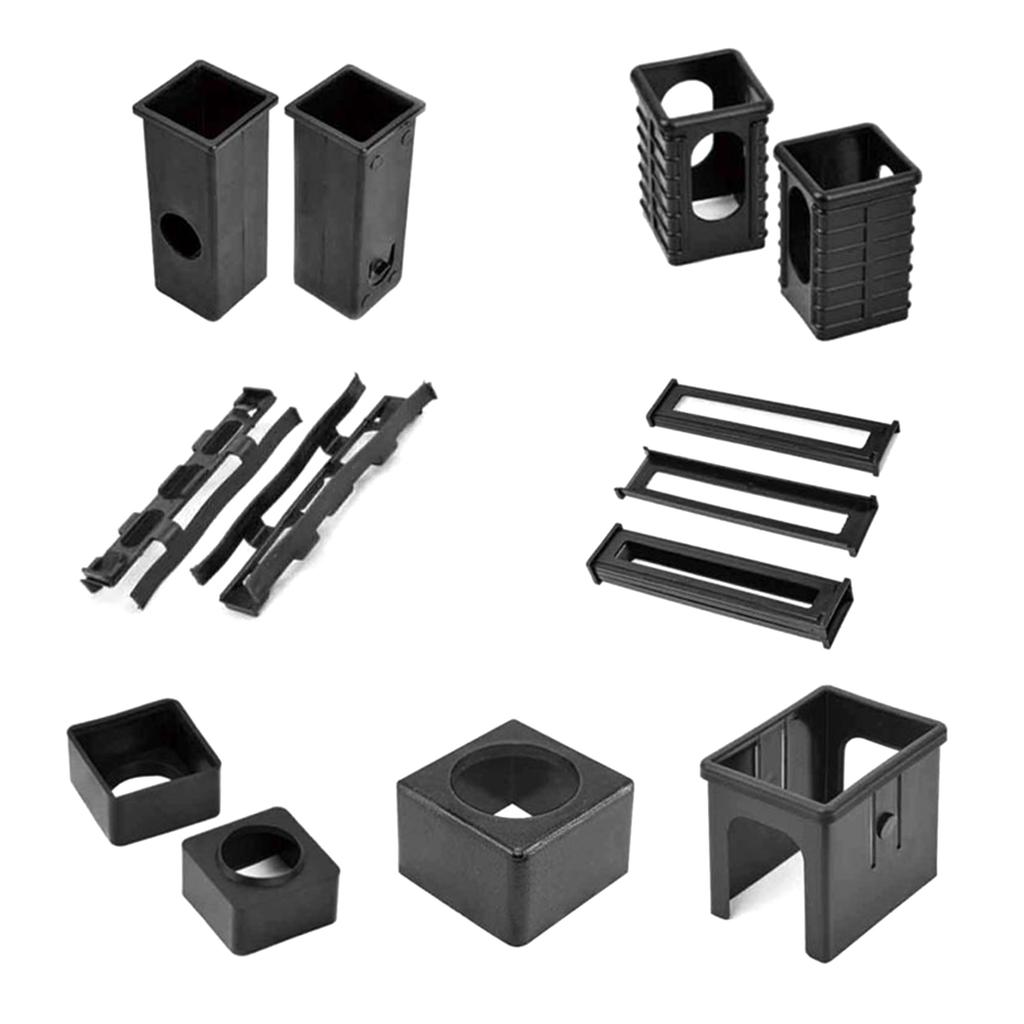 Fitness Equipment Hollow Plastic Sleeve Isolation Sleeve Hollow Bushing Liner Bushing Square Tube Sleeve Enduring