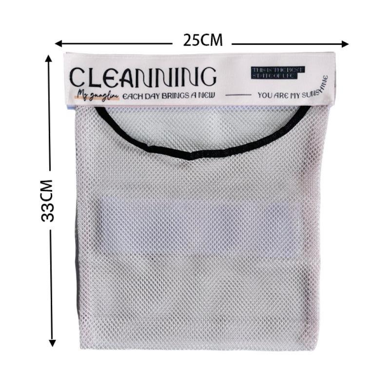 Kitchen Garbage Bag Storage Bag, Wall-mounted Storage Net Bag, Bedroom Sock and Underwear Storage Hanging Bag