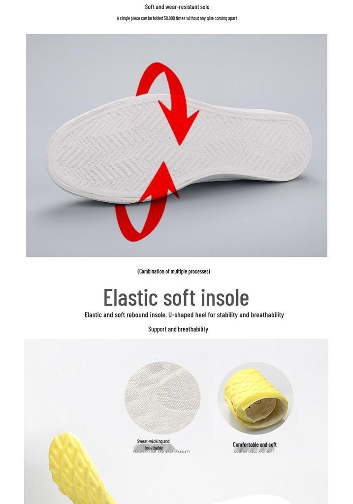 2026 Men's Breathable Lace-up Canvas Shoes - Trendy, Casual, Low-top for Daily Wear