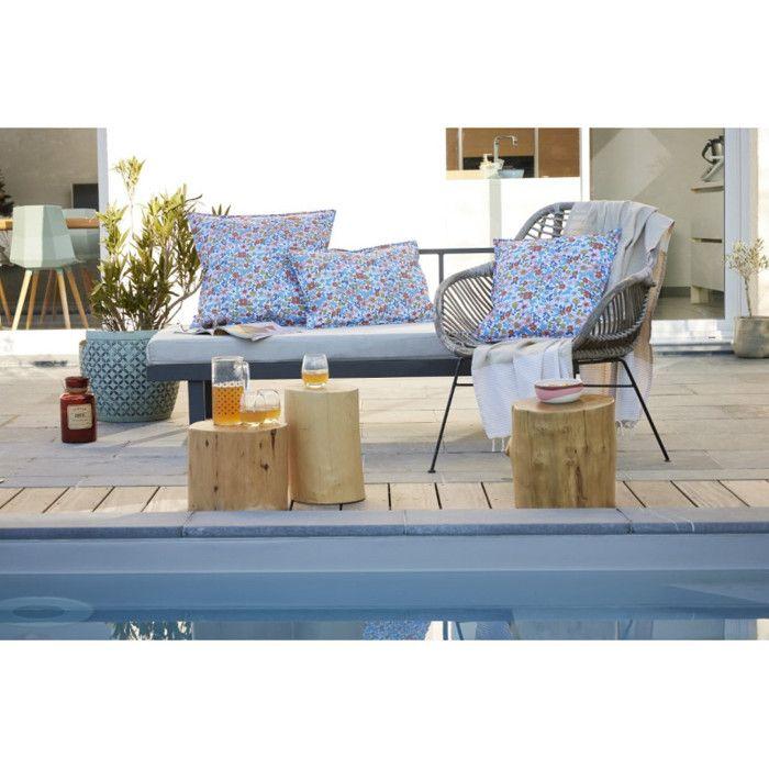 Housse de coussin "Outdoor" toutes dimensions L'effet Papillon - Danaé - Housse de coussin 45 x 45 cm