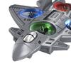 Kinder Fernbedienung Flugzeug Spielzeug mit LED Lichtern 360 Grad Stunt Flip Mini EPP Schaumstoff Kampfjet Modell Anfänger Kinder Erwachsene 2,4 GHz RC Flugzeug
