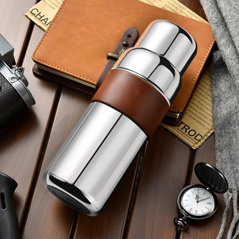 

Термос MeyJig, термосы, термокружка с двойной изоляцией для воды, 600 мл 600ml серебряный