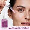Niacinamide 20% Serum Fades Dark Spots, Evens Skin Tone, and Minimizes Pores—specifically Formulated for Sensitive Skin. Less