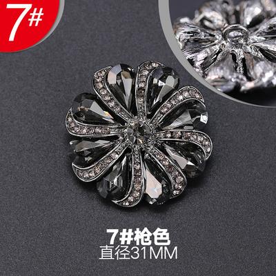1pcs High-grade Coat Button for Clothing Metal Fur Button Mink Button Decorative Accessory