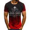 Unisexs Tshirt 3D Cross Graphic Oneck Vintage Casual Tops Printed Unisex Clothing Ropa Hombre Short Sleeve Oversized T Shirts Tees