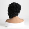Women’s Afro Style Short Curly Wig Fashion Black Synthetic Full Cap Wig