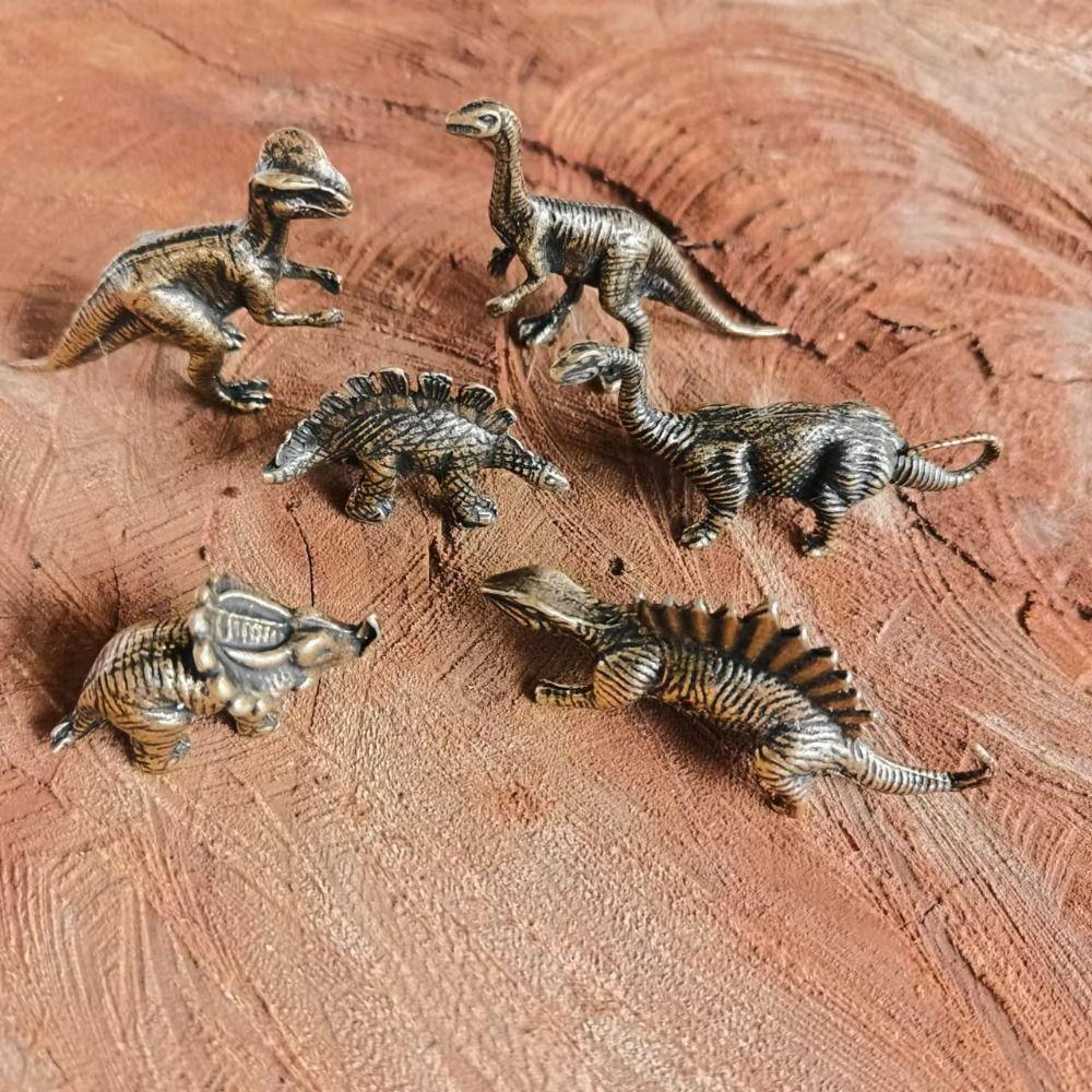 Vintage Dinosaur Miniatures Mini Children Dinosaur Toy Creative Dinosaur Statue  Decoration Crafts