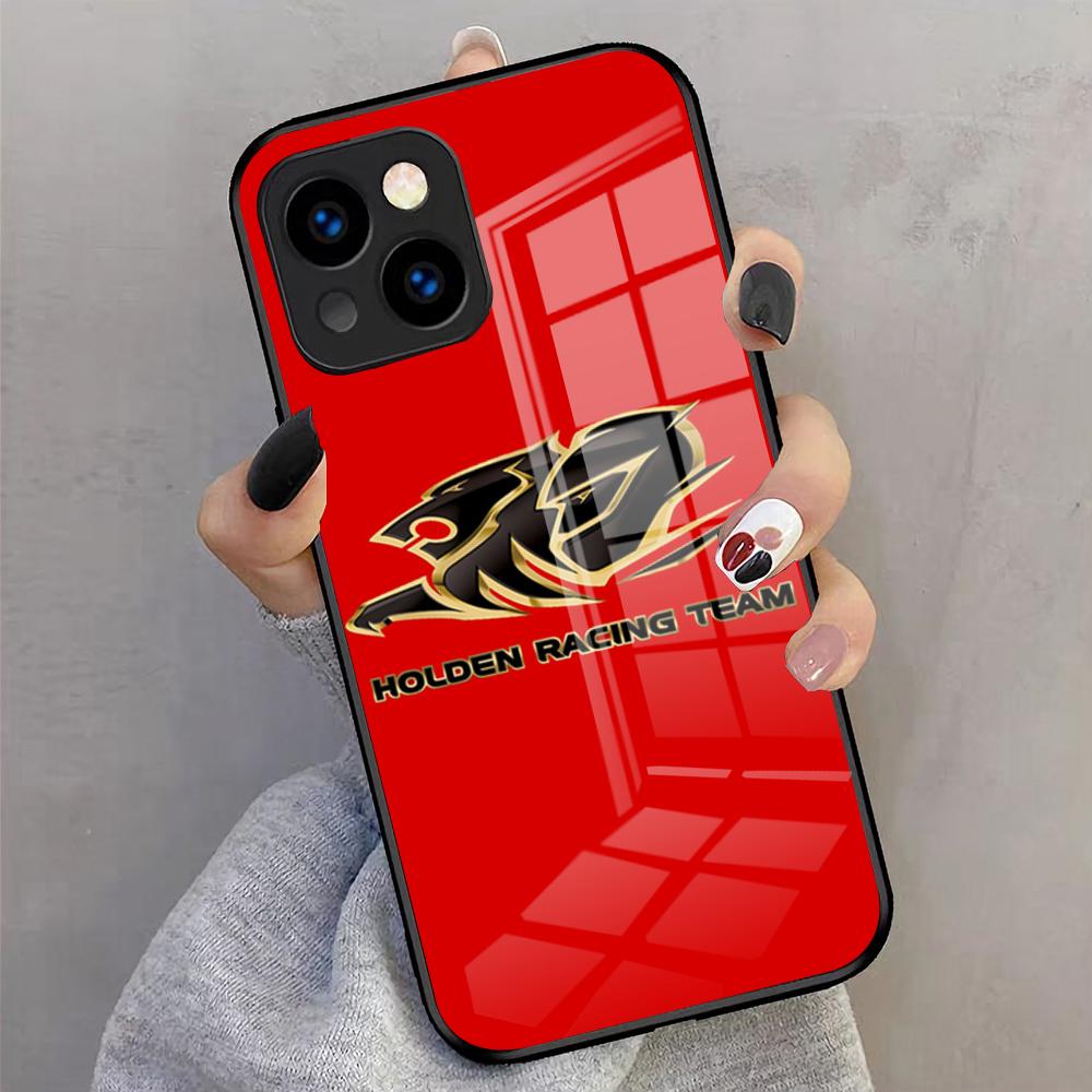 

H-holden Car L-logo Phone Case For IPhone 17 Pro Max 16 15 14 Pro Max 13 11 X Xs Xr 8 7Plus Glass Cover iPhone 15 Pro