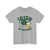 Beer Drinking T-Shirt | Funny Beer Shirt | T-Shirt Patricks Day Irish Skeleton Unisex T-Shirt
