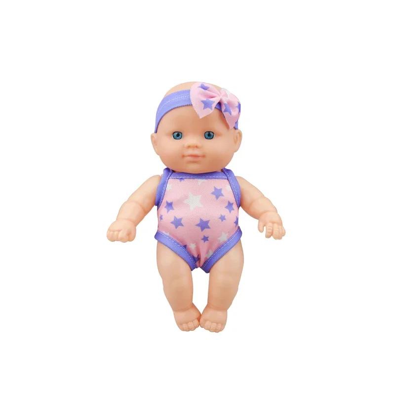 Non-Toxic Doll Toys For Kids Birthday Gifts Children'S Dress Up Simulation Cute Silicone Baby Doll Accessories House Dolls For Children Toys