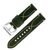 Cinturino per Orologio in Vera Pelle Crazy Horse Morbido Durevole Sostituzione Cinturino per Orologio in Pelle di Vacchetta per Orologi Smart Universali 18mm 20mm 22mm 24mm 26mm