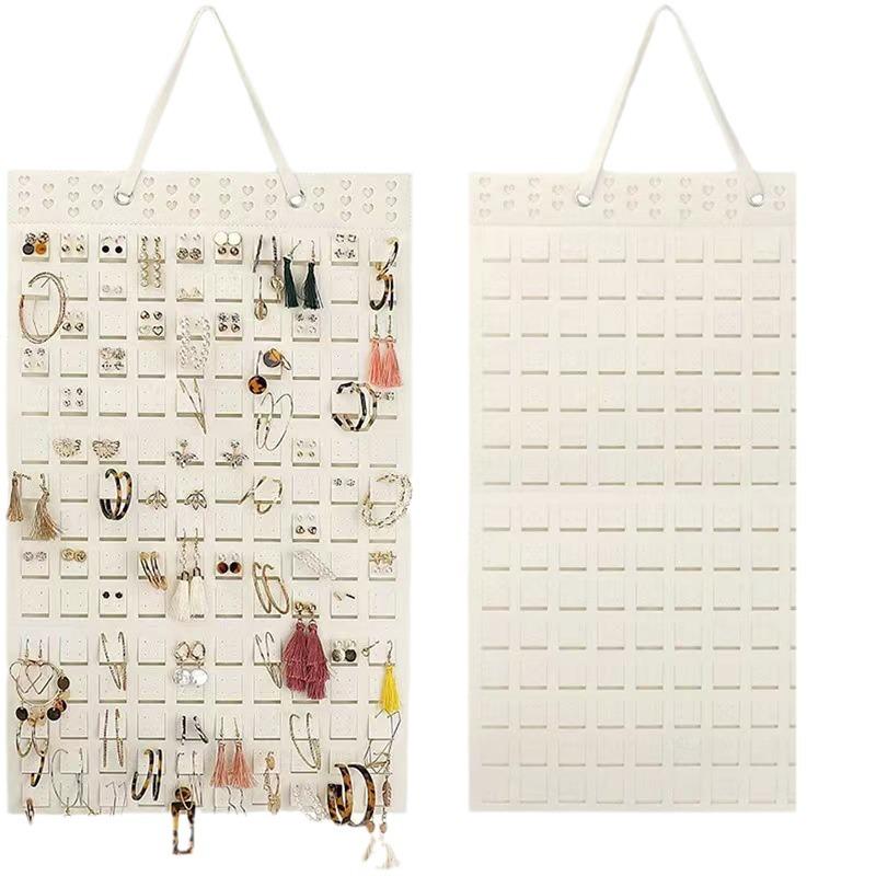 Felt Jewelry Hanging Organizer Bag – Wall-Mounted Earring, Necklace, and Ring Storage