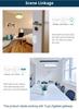 Graffiti Smart Zigbee Door/Window Magnetic Sensor with Remote Alarm & Tuya App Integration