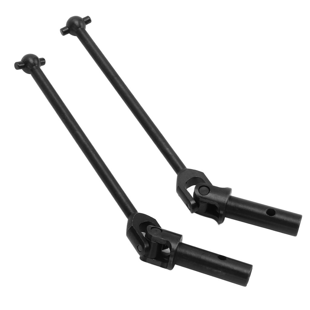 2Pcs 85712 Universal Drive Shaft Steel Black Steel Driveshaft for HSP 94885 RC Car 1 8