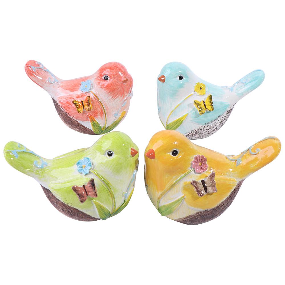 Resin Crafts Mini Bird Statue Cute Desktop Bird Ornaments Living Room Bedroom