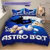 Astro Bot Adventure Print 3Pcs Bedding Setduvet Cover With 2 Bedropillowcase Home Birthday Gift