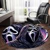 Scream Ghostface Stuhlmatte - Runder Teppich für Heimdekoration, Büro, Wohnzimmer, Schlafzimmer, Geschenkidee0490b