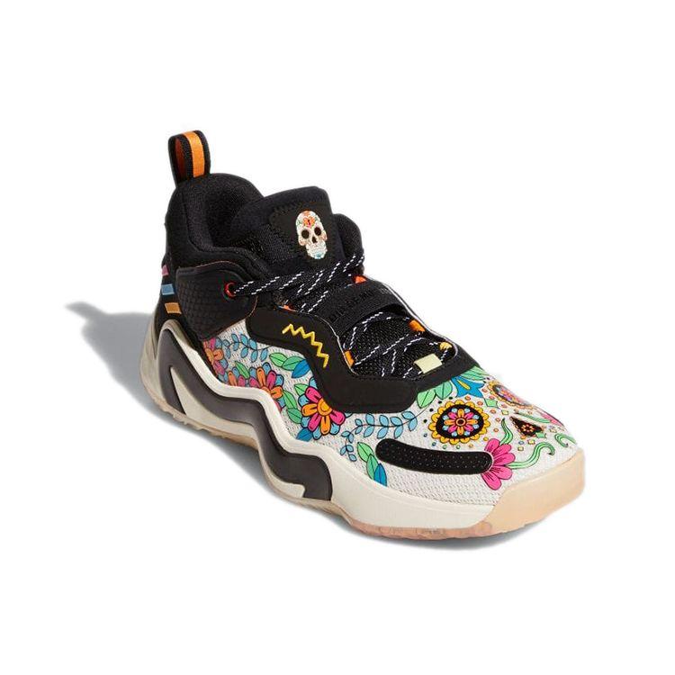 Adidas D.O.N. Issue #3 Dia De Muertos Men Sneakers Multi-Color Core-Black Off-White GX3441