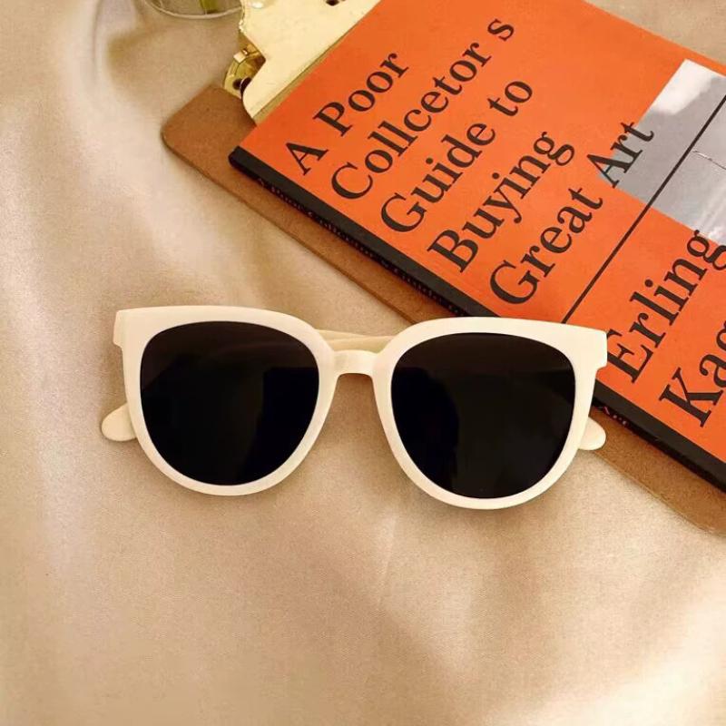 Korean Oval Frame Sunglasses Women Ins Trendy Retro Personalized Sunglasses