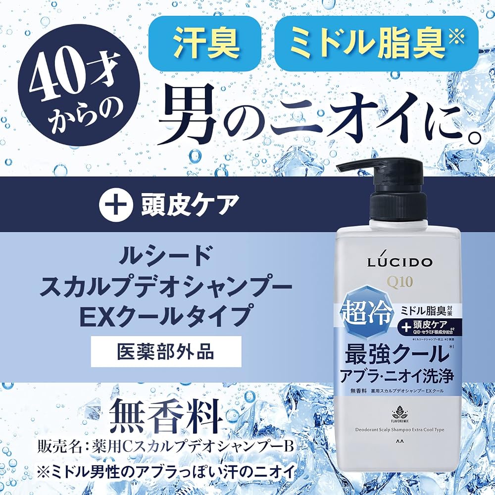 LUCIDO Skincare Scalp Deo Shampoo EX Cool Type 450ml