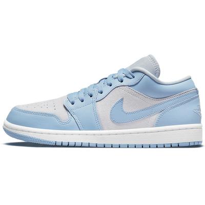 Air Jordan 1 Low Aluminum Sneakers da Donna Grigio Football-Grey Bianco DC0774-050