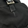 PRADA Triangle logo Shoulder Bag black unisex used