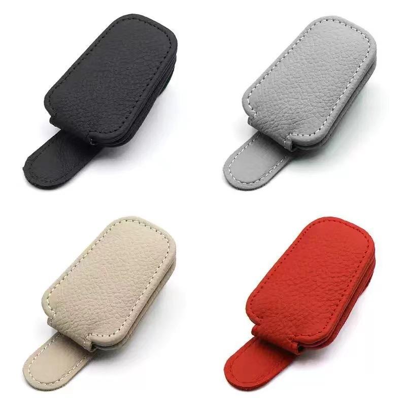 Der Brillenhalter ist geeignet für Auto-Sonnenblenden, Leder-Sonnenbrillen, Magnetische Clips, Ticket-Halter und Auto-Sonnenblenden-Zubehör