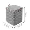 Houndstooth Storage Bags for Clothes Quilts 180L Non-Woven Fabric Foldable Moving Packing Storage Box with Handles