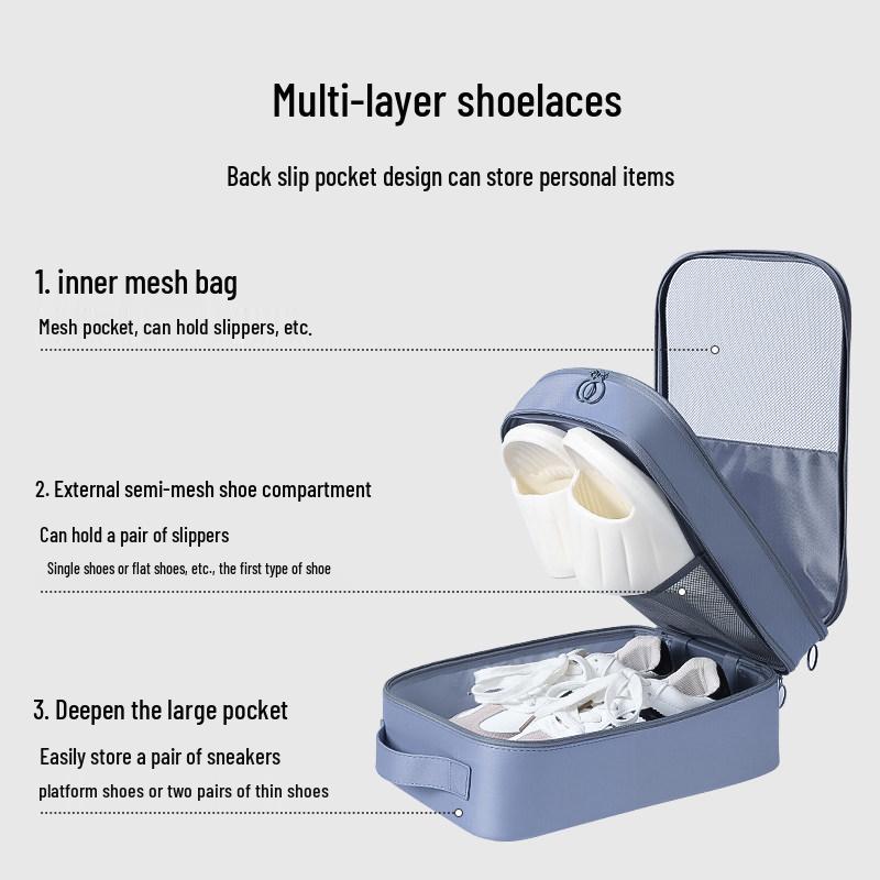 Multi-Layer Dustproof Travel Shoe Bag - Essential Shoe Storage & Cover