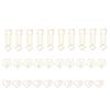 30Pcs Paper Clips  Heart Arrow Shaped Cute Paperclip for Office School Student File Classifica