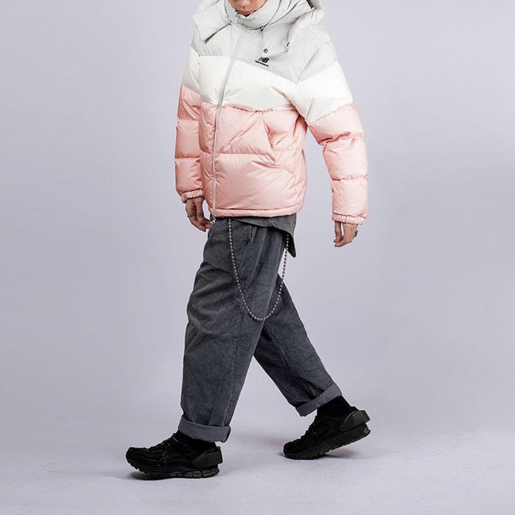 New Balance Winter Warm Puffer Jacket Asia Sizing 'White Pink' Unisex NPA43013-PKZ
