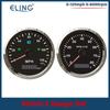 ELING 85mm 0-200 0-160 0-125 KM/H MPH GPS Speedometer + Tachometer 8000/12000RPM with Red Yellow Backlight for Car Boat 9-32V