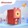 Plastics Cartoon Pencil Sharpener Large Capacity Chip Box Single Hole Pencil Sharpener  Pencil