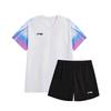 Quick-Drying Breathable Running Badminton Training Short Sleeve T-Shirt And Shorts Casual Sports Set Unisex Sports Set AATV081-2