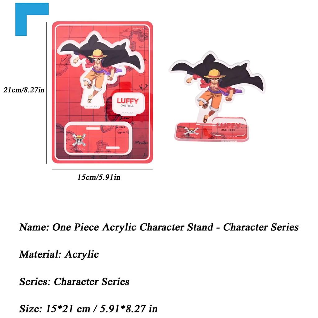 1pc Officially Licensed One Piece Acrylic Character Stand Blind Box – Decorative Desktop Collectible and Anime Merchandise Gift.