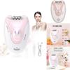 Rechargeable Female Hair Removal Tool With Abs Body And Cleaning Brush For Body Use